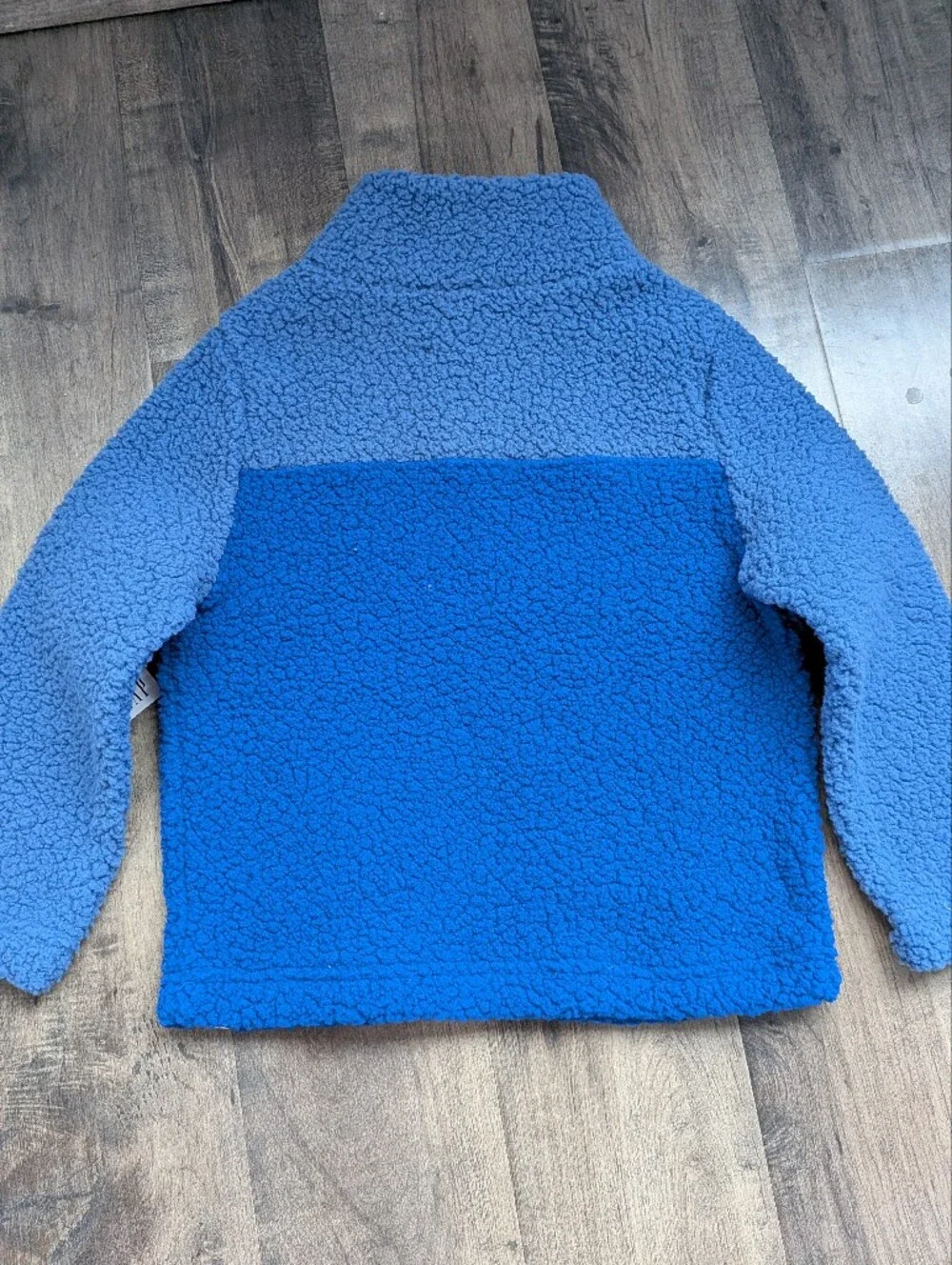 babyGap NWT Toddler Sherpa Fleece Quarter-Zip Colorblock Jacket - Size 5
